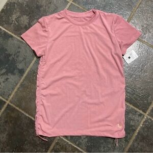 Women's Pro Player Adjustable Length Cinch Side Mauve Top Size S